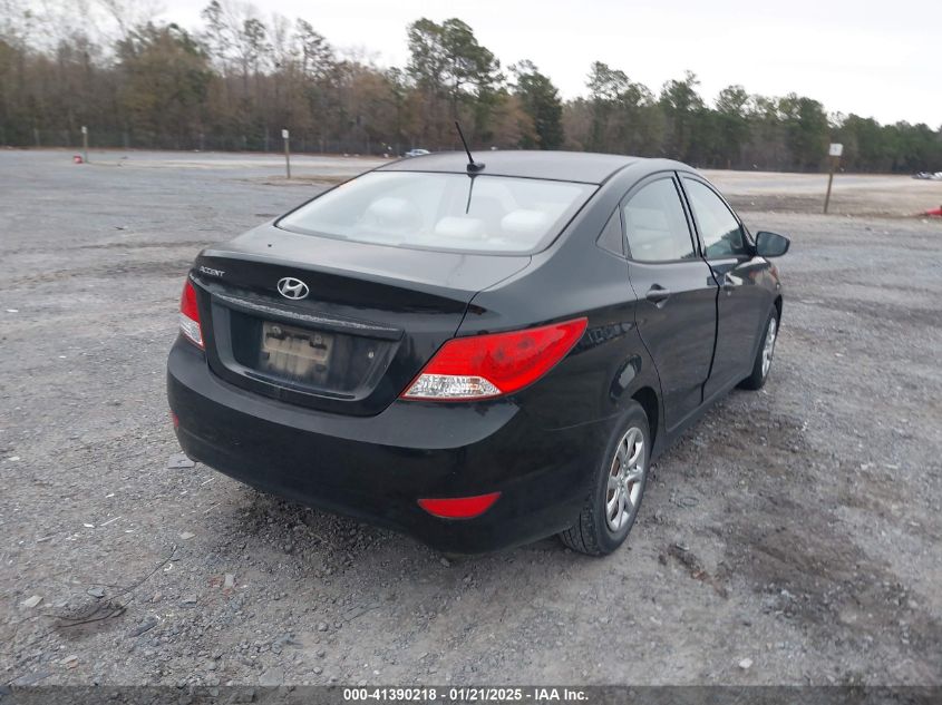 VIN KMHCT4AE9DU325133 2013 Hyundai Accent, Gls no.4