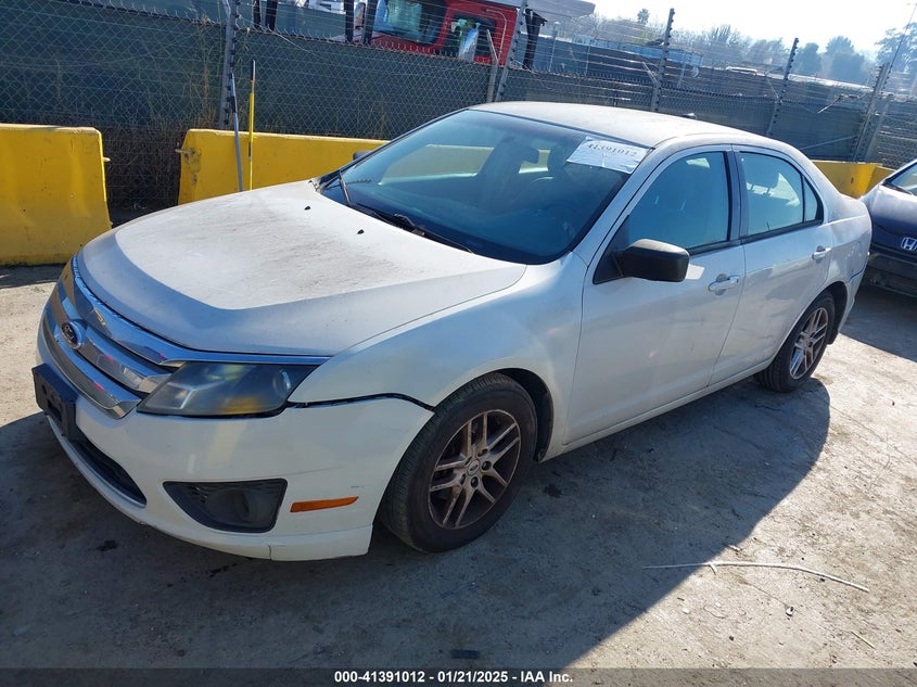 2012 FORD FUSION VIN: 3FAHP0GA7CR138674