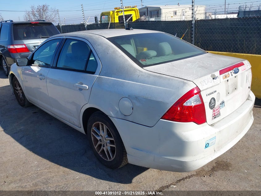 2012 FORD FUSION VIN: 3FAHP0GA7CR138674