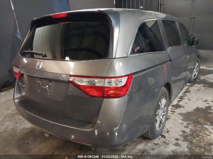 VIN 5FNRL5H60DB087488 2013 Honda Odyssey, Ex-L no.4