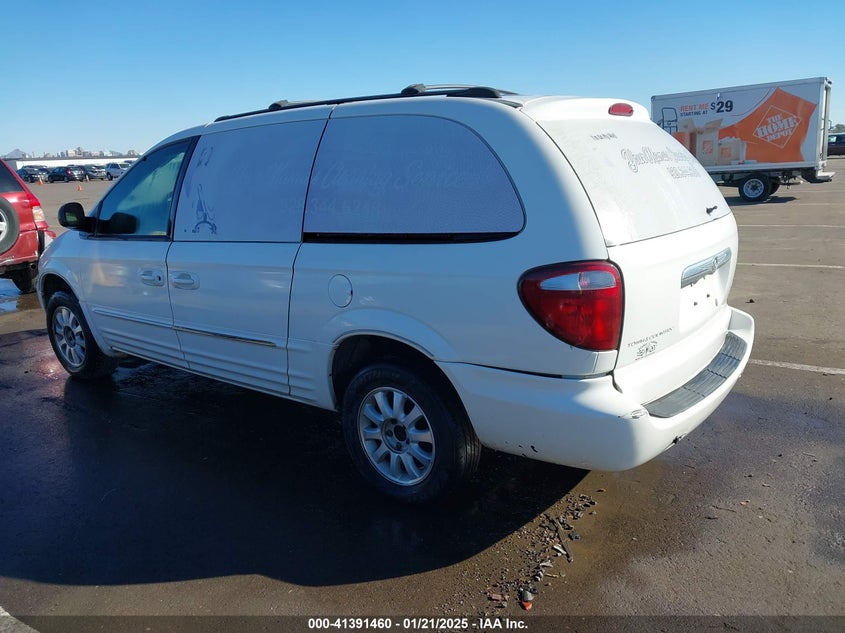 2003 Chrysler Town & Country Lxi white van gasoline 2C4GP54L73R180499 photo #4