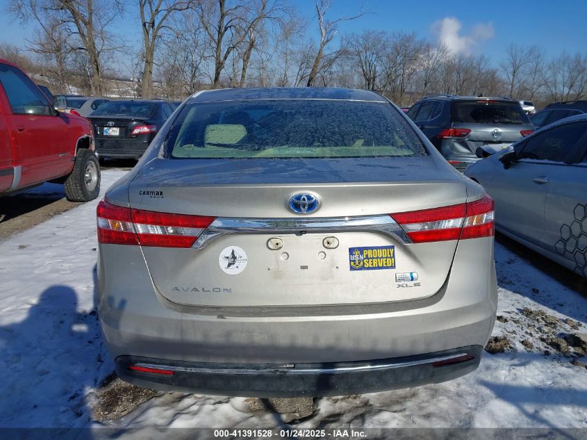 2013 Toyota Avalon Hybrid Xle Premium VIN: 4T1BD1EB8DU003896 Lot: 41391528