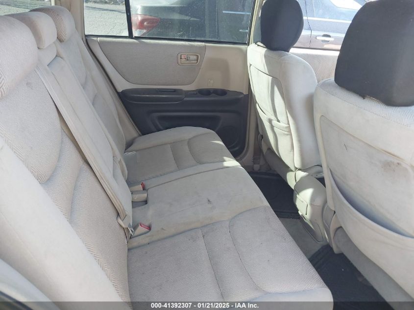 2003 Toyota Highlander V6 VIN: JTEGF21A630120532 Lot: 41392307