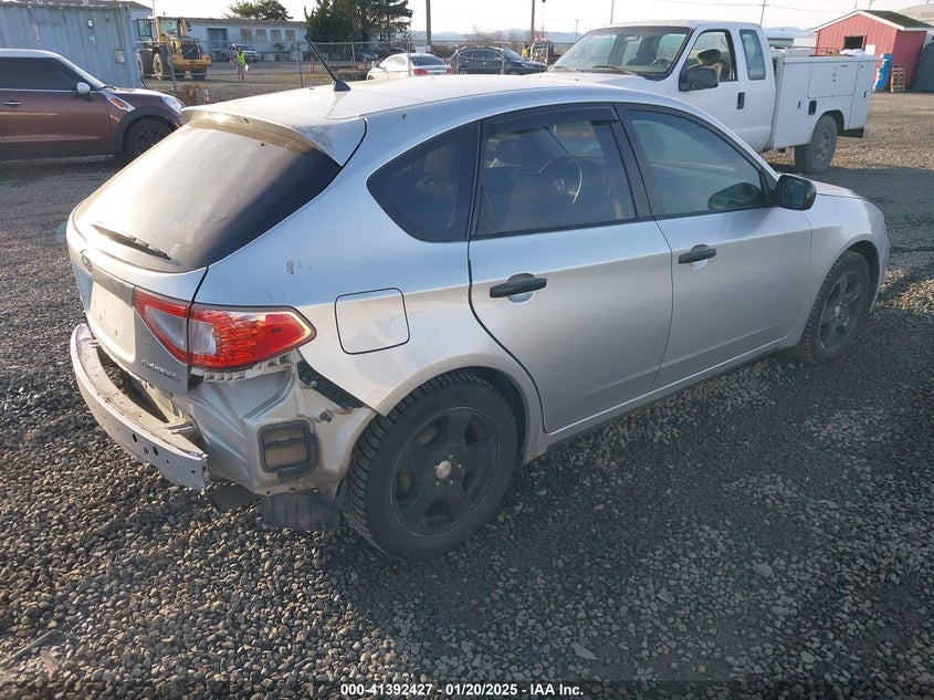2008 SUBARU IMPREZA VIN: JF1GH61638H835963