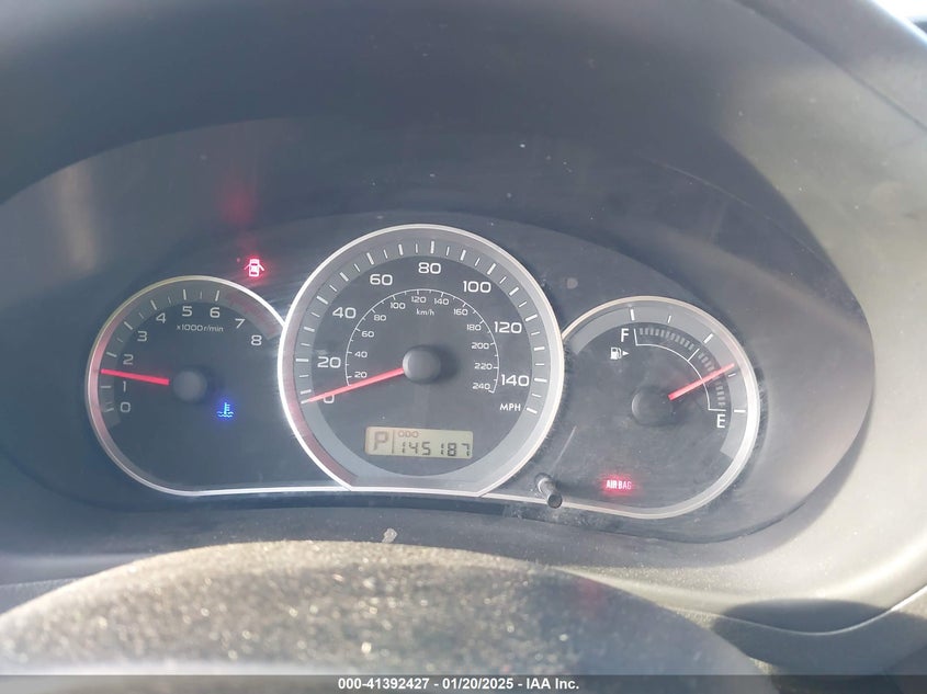 2008 SUBARU IMPREZA VIN: JF1GH61638H835963