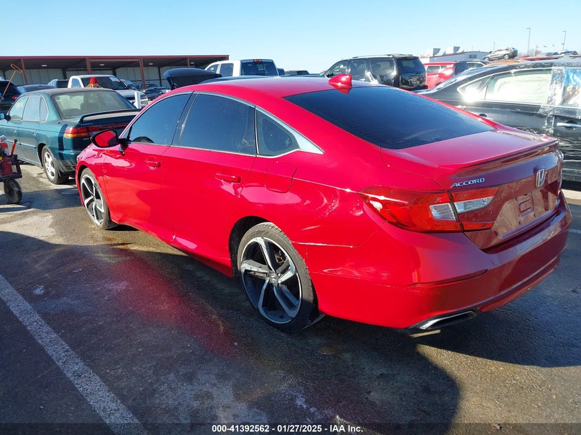 2019 HONDA ACCORD VIN: 1HGCV1F37KA043402