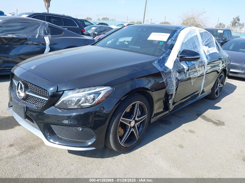 Vin: 55swf6eb3gu126126, lot: 41883459, mercedes-benz c 450 amg 4matic 20162