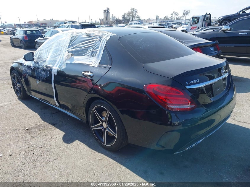 Vin: 55swf6eb3gu126126, lot: 41883459, mercedes-benz c 450 amg 4matic 20163