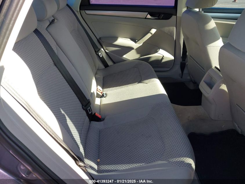 2012 Volkswagen Passat 2.5L S VIN: 1VWAP7A34CC019328 Lot: 41393247