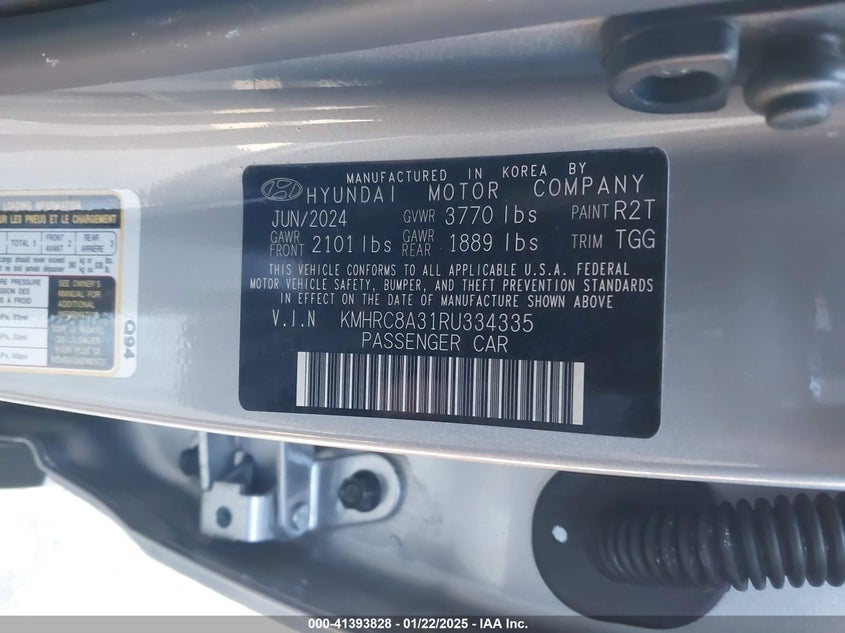 2024 HYUNDAI VENUE SEL - KMHRC8A31RU334335