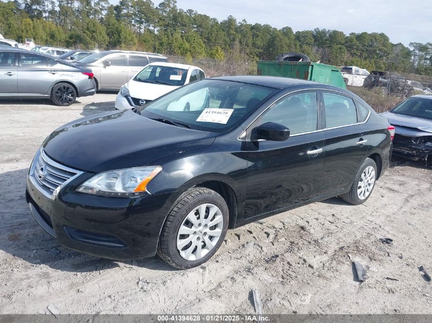 VIN 3N1AB7APXEY200063 2014 Nissan Sentra, SV no.2