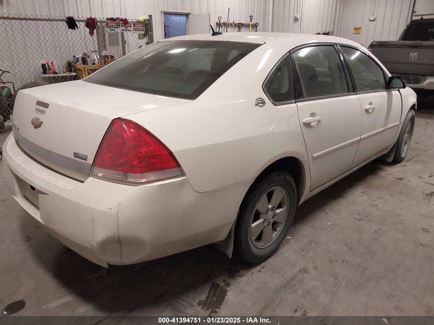 2007 CHEVROLET IMPALA VIN: 2G1WT58K179162331