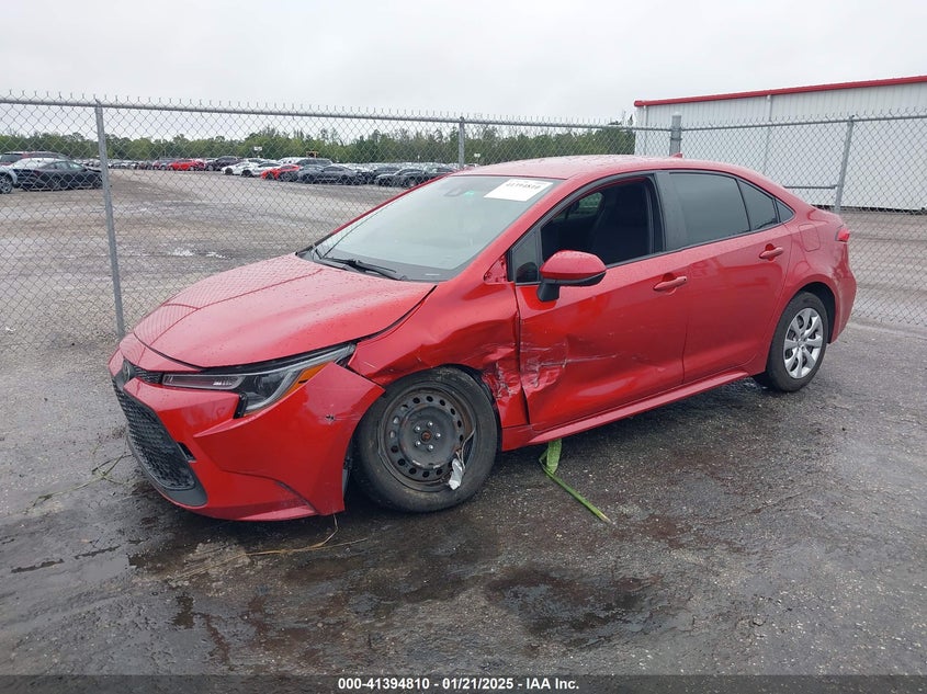 2020 TOYOTA COROLLA VIN: JTDEPRAE5LJ088655