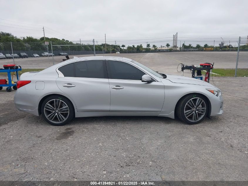 VIN JN1BV7AP6EM672761 2014 INFINITI Q50 no.13