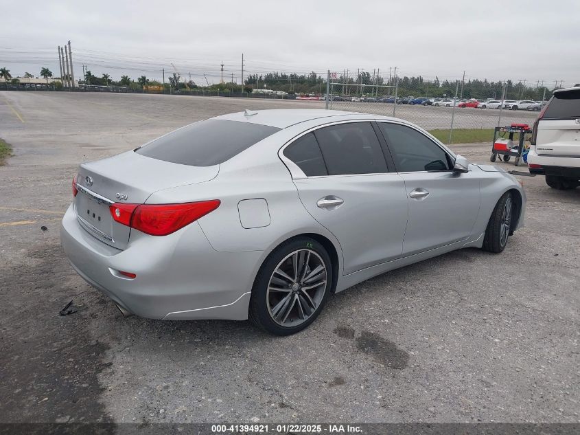 VIN JN1BV7AP6EM672761 2014 INFINITI Q50 no.4