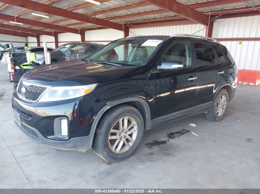 VIN 5XYKT3A63FG591822 2015 KIA SORENTO no.2