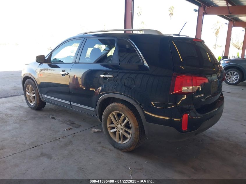 VIN 5XYKT3A63FG591822 2015 KIA SORENTO no.3