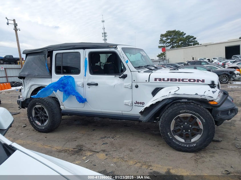 2022 JEEP WRANGLER UNLIMITED VIN: 1C4HJXFN4NW123610