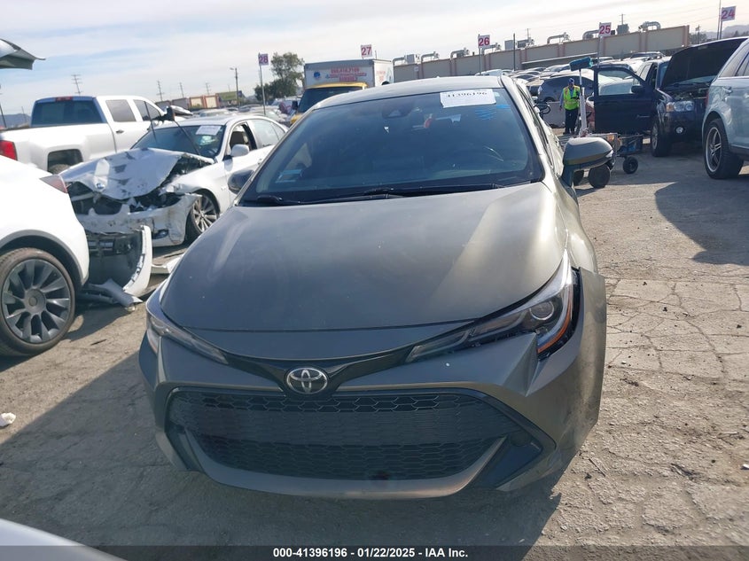 2019 TOYOTA COROLLA VIN: JTNK4RBE9K3043341