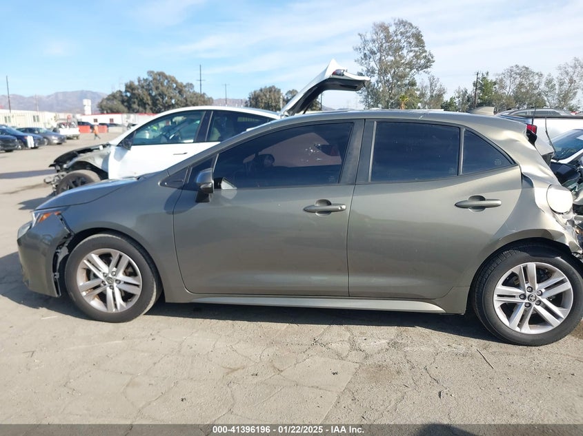 2019 TOYOTA COROLLA VIN: JTNK4RBE9K3043341