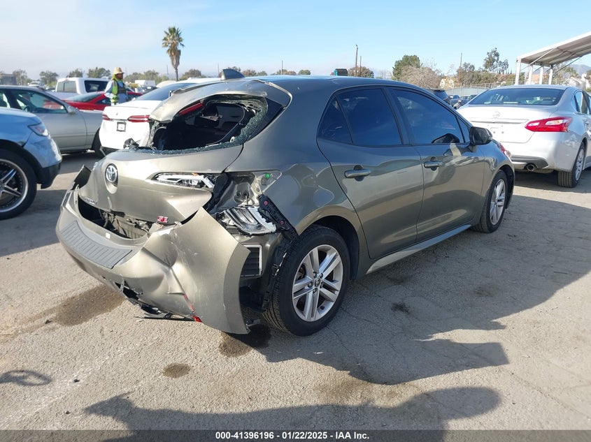 2019 TOYOTA COROLLA VIN: JTNK4RBE9K3043341