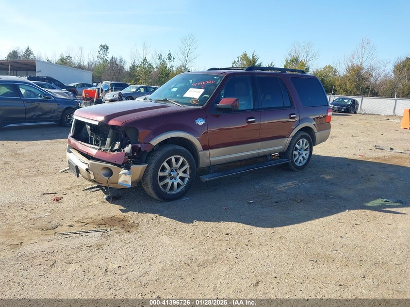 Vin: 1fmju1h55cef24665, lot: 41887233, ford expedition king ranch 20122