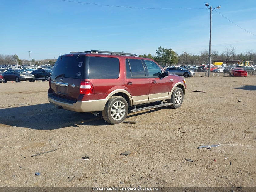Vin: 1fmju1h55cef24665, lot: 41887233, ford expedition king ranch 20124