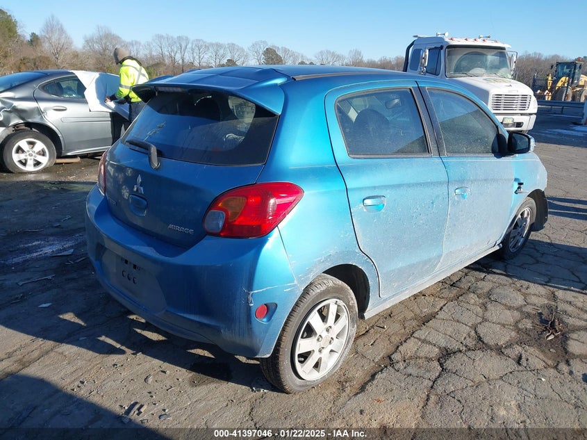 2014 MITSUBISHI MIRAGE VIN: ML32A3HJ0EH003688