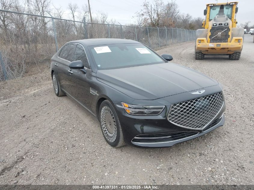 2020 Genesis G90 5.0 Ultimate Rwd VIN: KMTF54PHXLU078735 Lot: 41397331