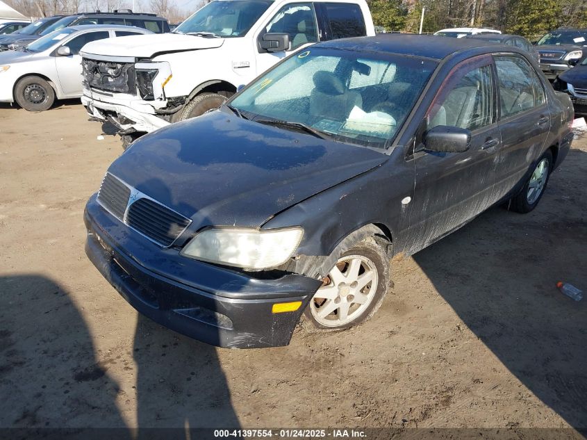 2002 Mitsubishi Lancer Ls VIN: JA3AJ36E42U080614 Lot: 41397554