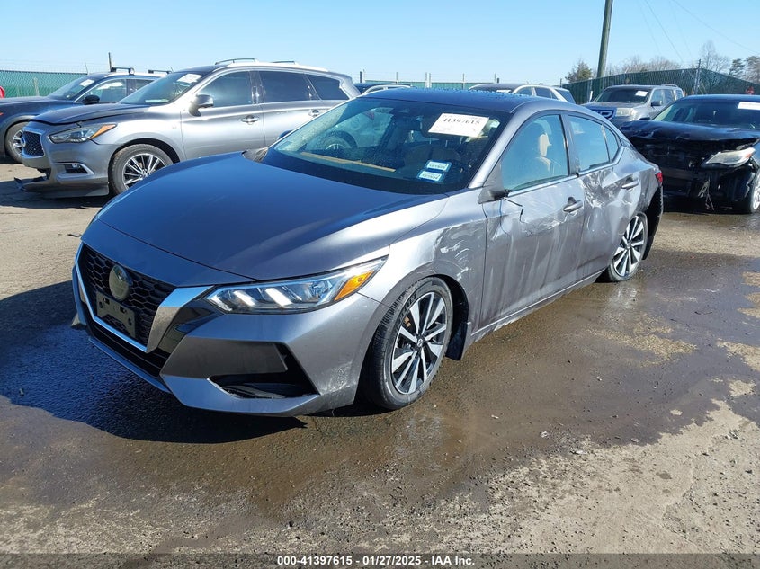 VIN 3N1AB8CV1MY326411 2021 NISSAN SENTRA SV XTRONIC CVT