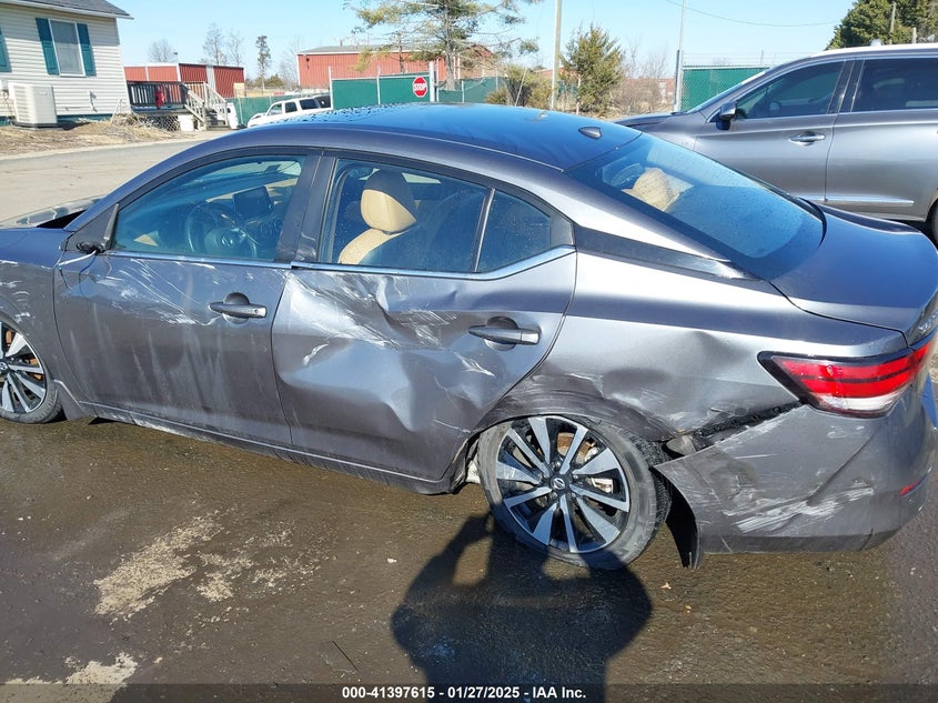 VIN 3N1AB8CV1MY326411 2021 NISSAN SENTRA SV XTRONIC CVT