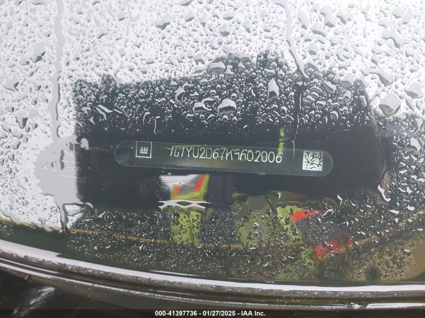 2019 Chevrolet Corvette - 1G1YU2D67K5602006