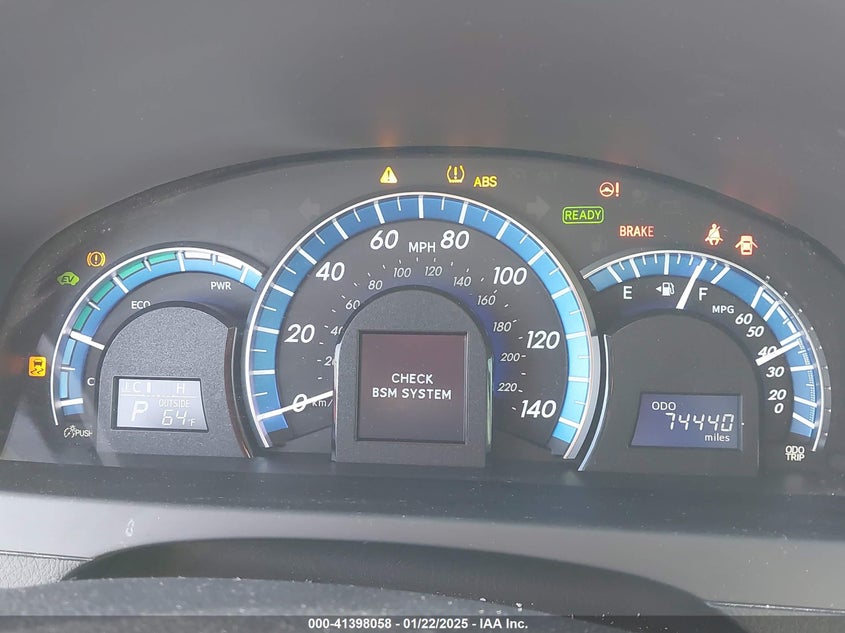 2014 TOYOTA CAMRY HYBRID VIN: 4T1BD1FK0EU139830
