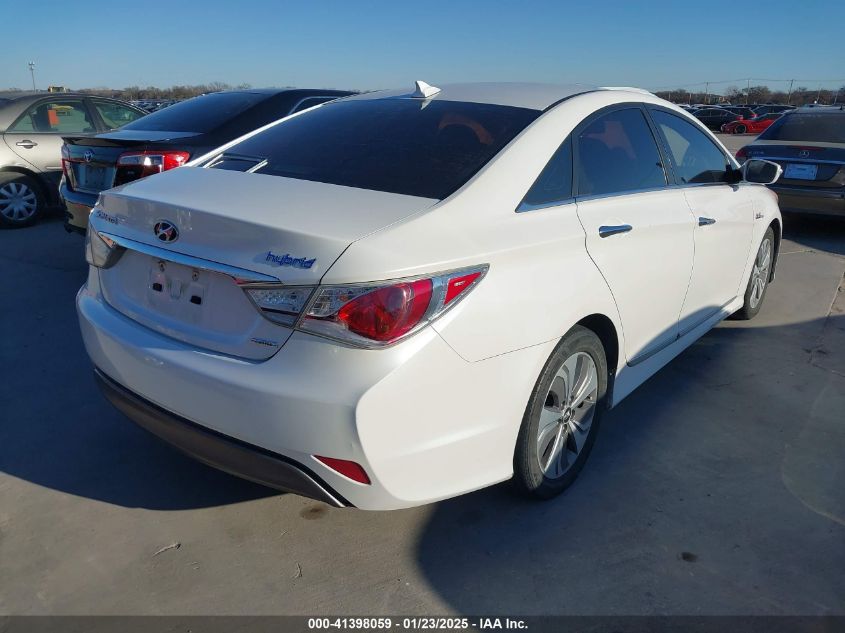 VIN KMHEC4A47FA129261 2015 HYUNDAI SONATA HYBRID no.4