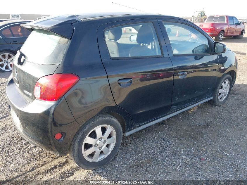 VIN ML32A3HJ4EH003676 2014 MITSUBISHI MIRAGE no.4