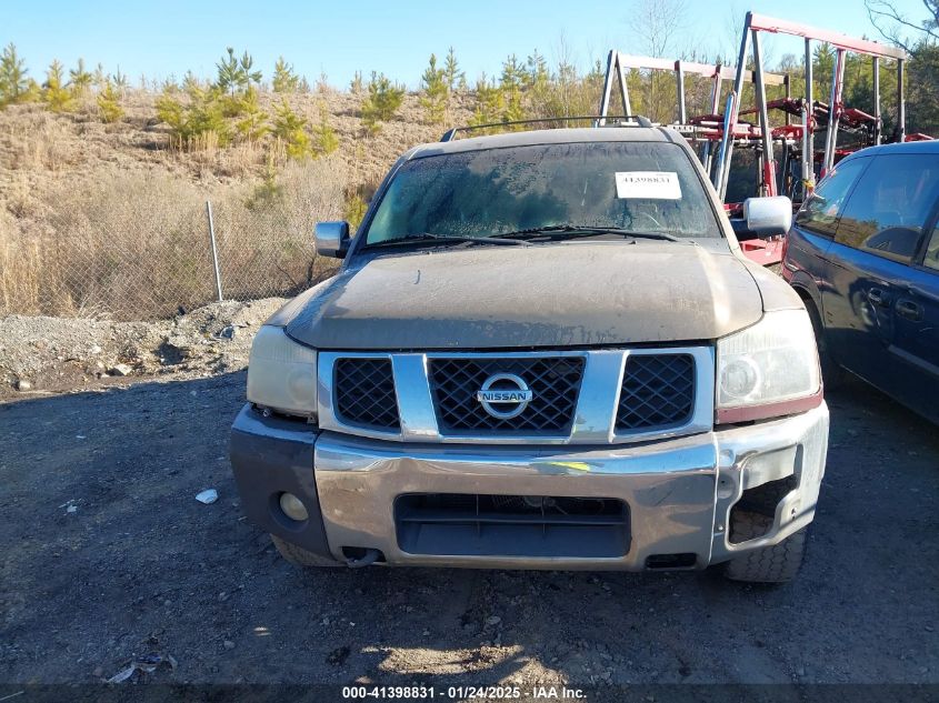 2004 Nissan Pathfinder Armada Le VIN: 5N1AA08BX4N712849 Lot: 43387906