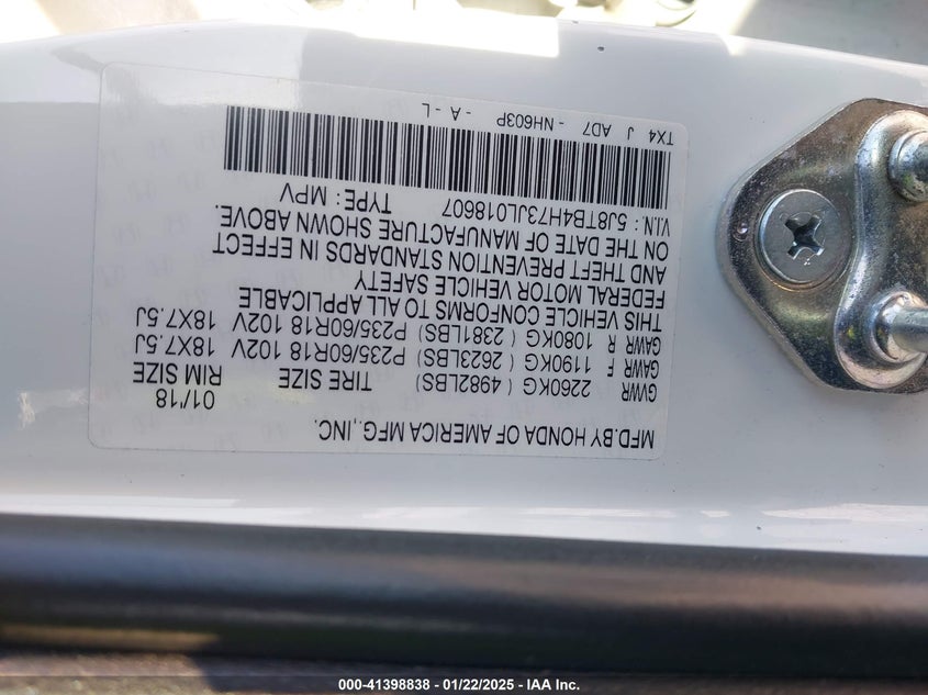 2018 ACURA RDX ADVANCE PACKAGE - 5J8TB4H73JL018607