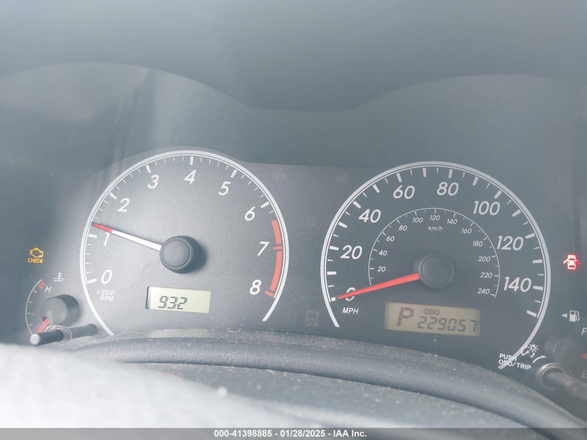 2009 TOYOTA COROLLA VIN: 1NXBU40E89Z126964