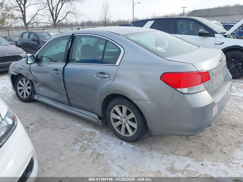 2011 Subaru Legacy 2.5I Premium VIN: 4S3BMBC6XB3258522 Lot: 41399748