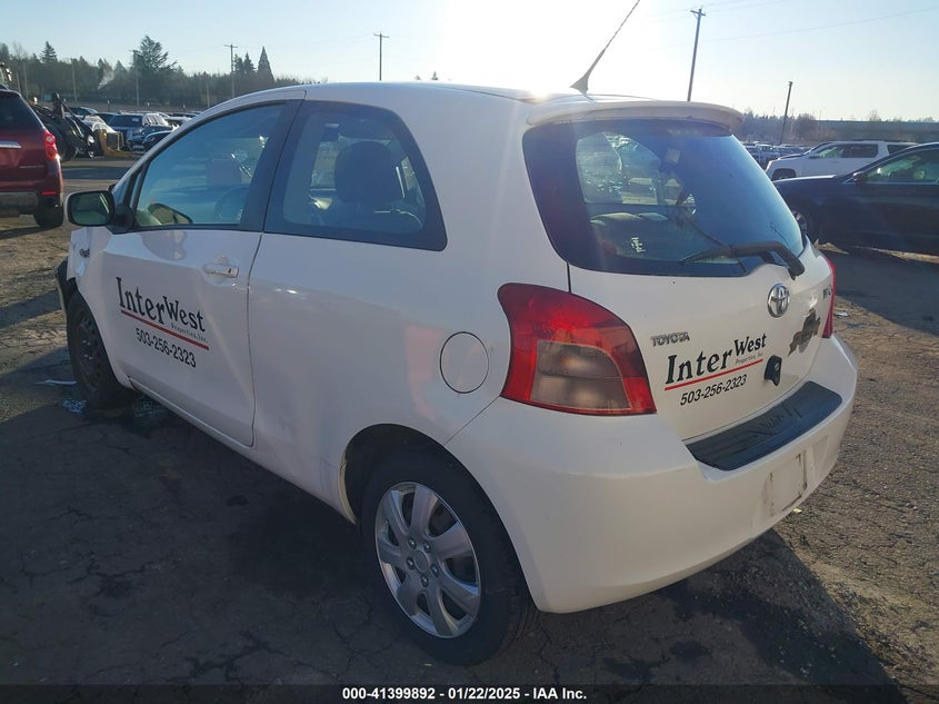 2008 TOYOTA YARIS VIN: JTDJT923085217635