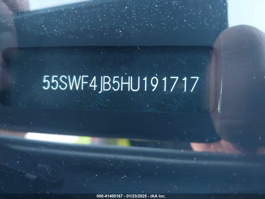 2017 MERCEDES-BENZ C 300 LUXURY/SPORT - 55SWF4JB5HU191717