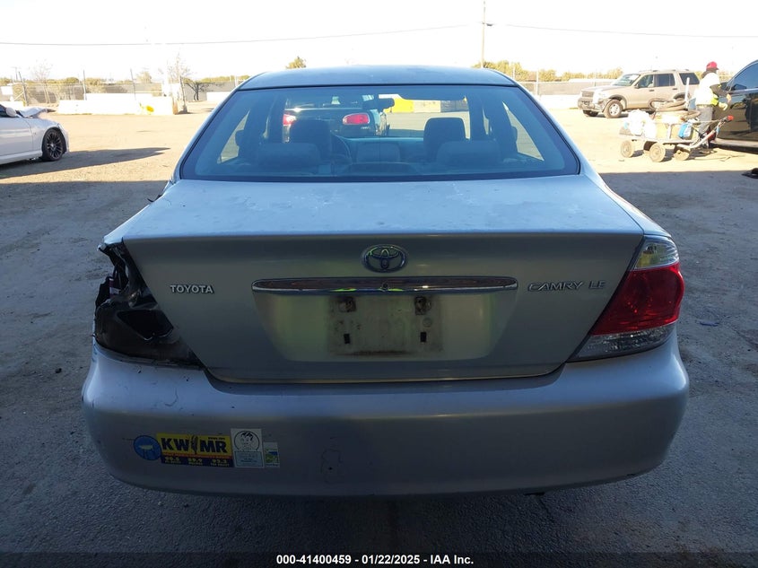 2006 TOYOTA CAMRY VIN: 4T1BE32K56U693784