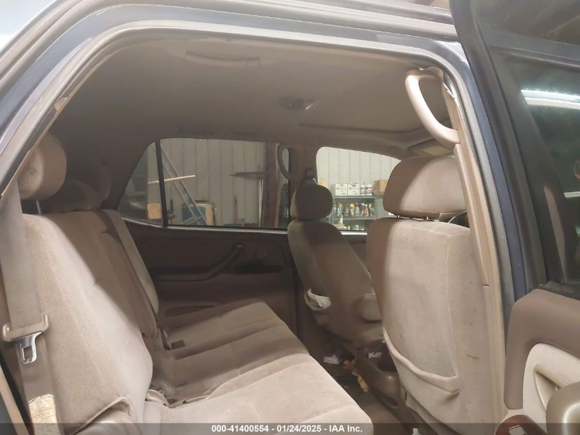 2003 Toyota Sequoia Sr5 VIN: 5TDBT44A03F138911 Lot: 41400554