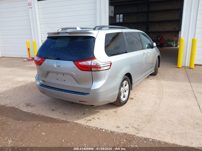 Vin: 5tdkz3dc3ks009554, lot: 41891092, toyota sienna le 8 passenger 20194