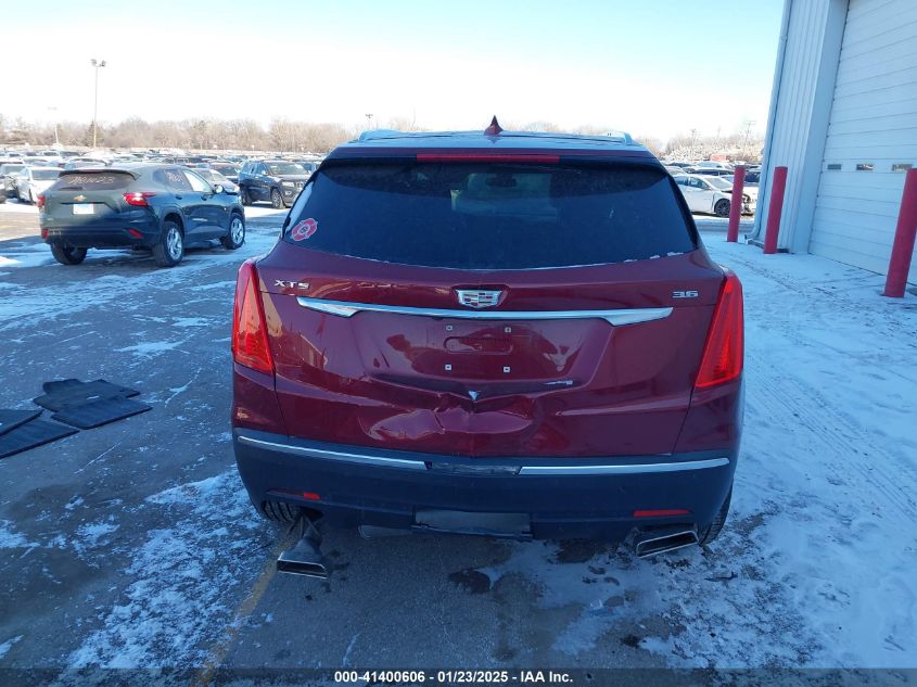 2017 Cadillac Xt5 Luxury VIN: 1GYKNBRS7HZ224927 Lot: 41400606