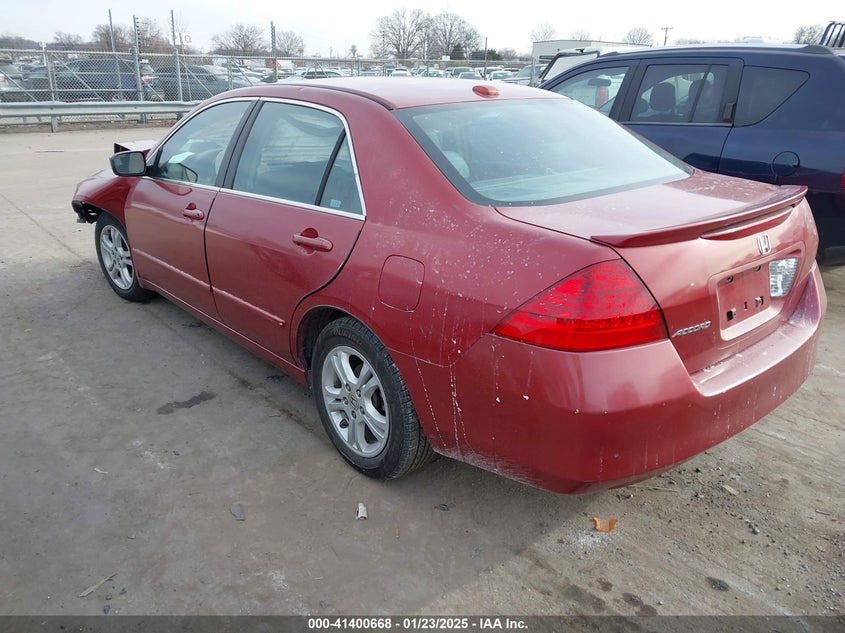 2007 HONDA ACCORD VIN: 1HGCM56887A169832