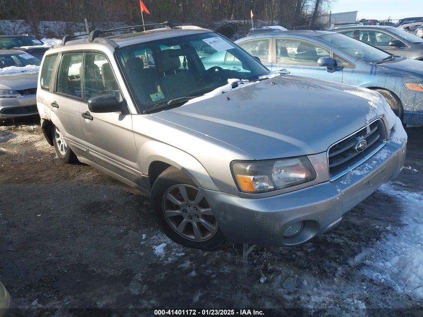 2005 Subaru Forester 2.5Xs silver suv gasoline JF1SG65685H751429 photo #1