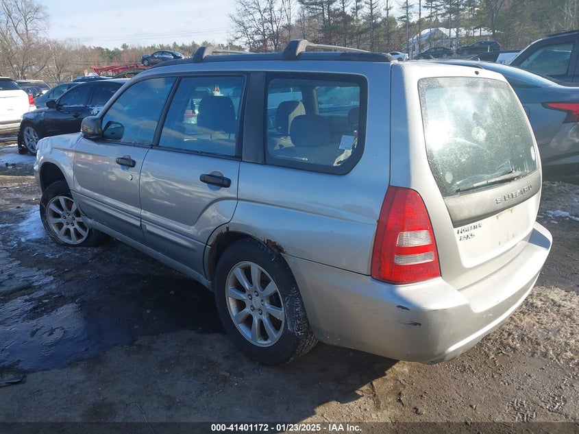 2005 Subaru Forester 2.5Xs silver suv gasoline JF1SG65685H751429 photo #4