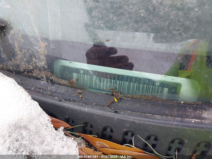 2006 Chevrolet Silverado 1500 Work Truck VIN: 3GCEC14V86G141492 Lot: 41401351